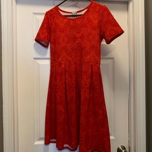 LuLaRoe Summer Red Dress